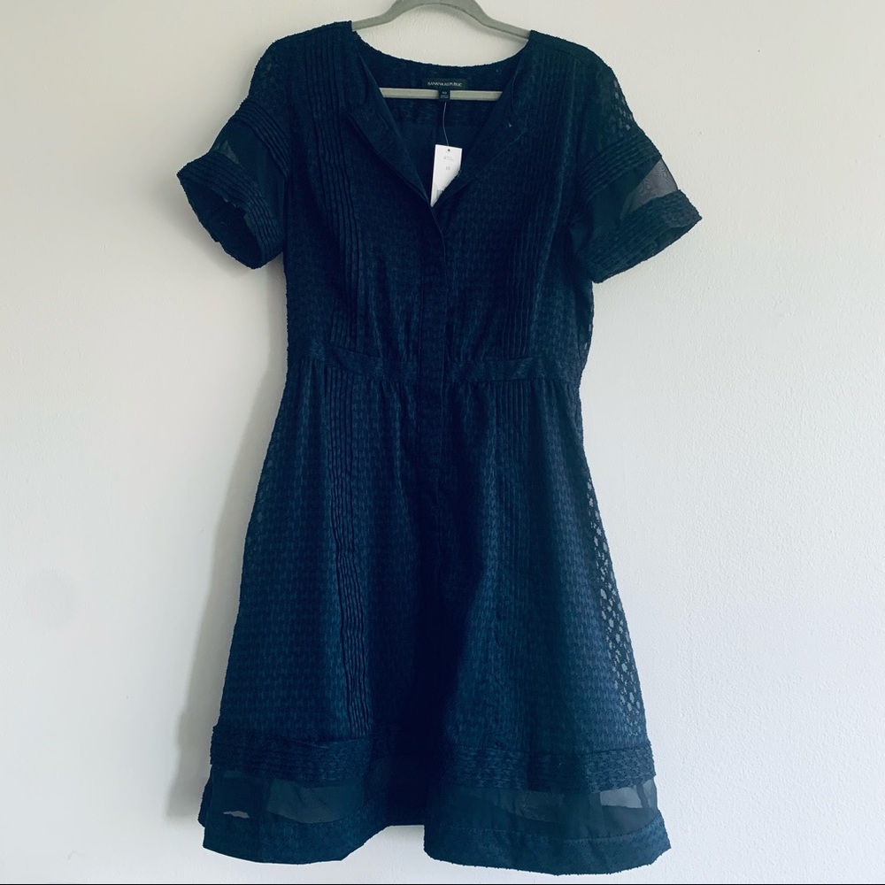 Blue Banana Republic gauzy dress, size 10